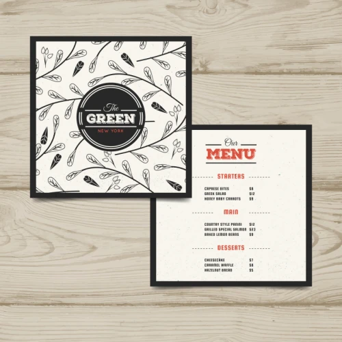 Karty MENU